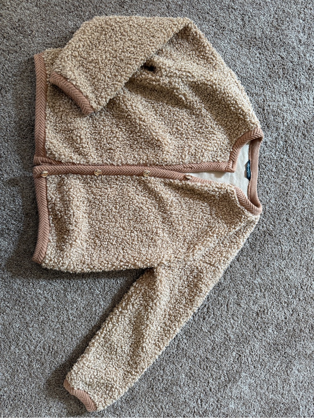 Cozy Cream Sherpa Cardigan